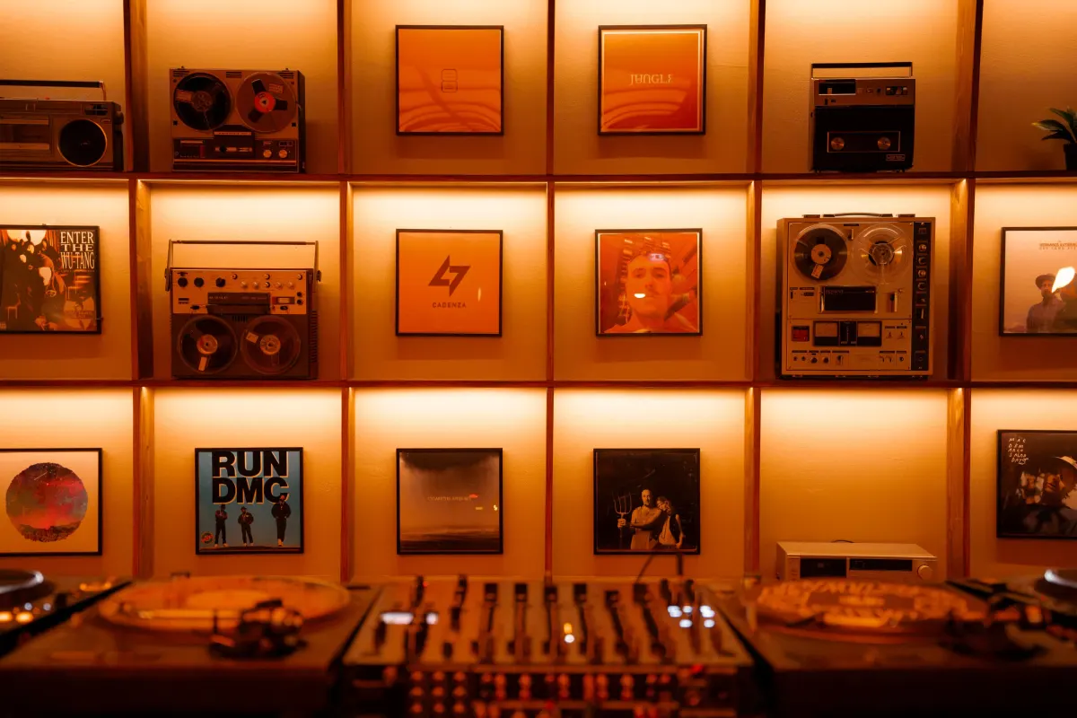 DJ wall